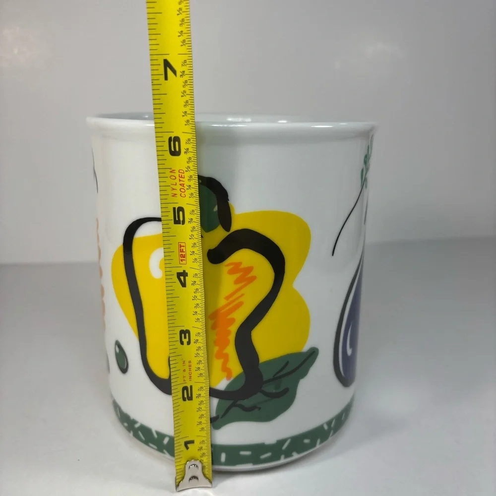 Vibrant‎ Ceramic Utensil Holder with Fruit Design